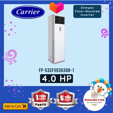 42dfecar04hegs2gn|Carrier Slimpac Floor Mounted Inverter Air  .